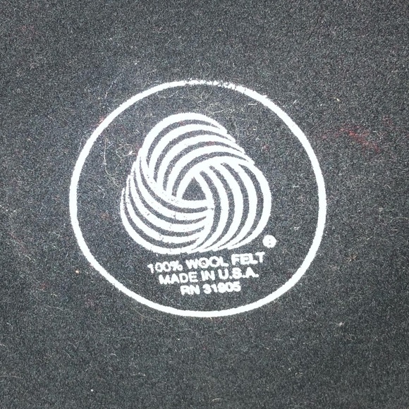 THE SCALA COLLECTION Hat Women's Size O/S Black/Brown Cowboy Wool Made In USA - Picture 6 of 9